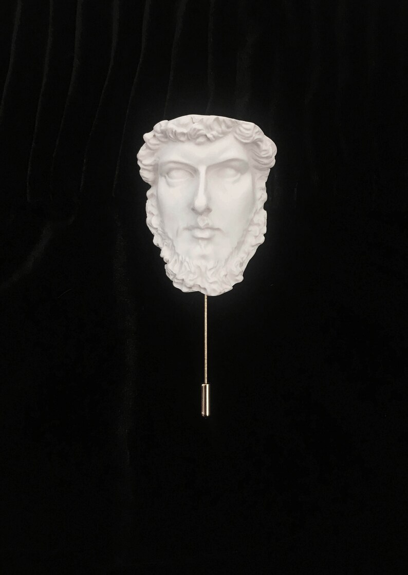 Long Needle Face Pin/brooch Long Needle Coat Pin Long Etsy