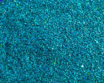 teal light blue fine holographic cosmetic glitter, body safe, nails, tumbler, resin, epoxy, craft *10 gram & 20 gram* (.4mm) | AQUAMARINE