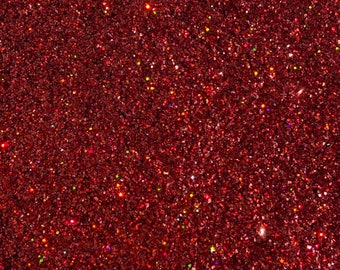 red fine holographic cosmetic glitter, body safe, nails, tumbler, resin, epoxy, craft *10 gram & 20 gram* (.4mm) | RED’Y OR NOT
