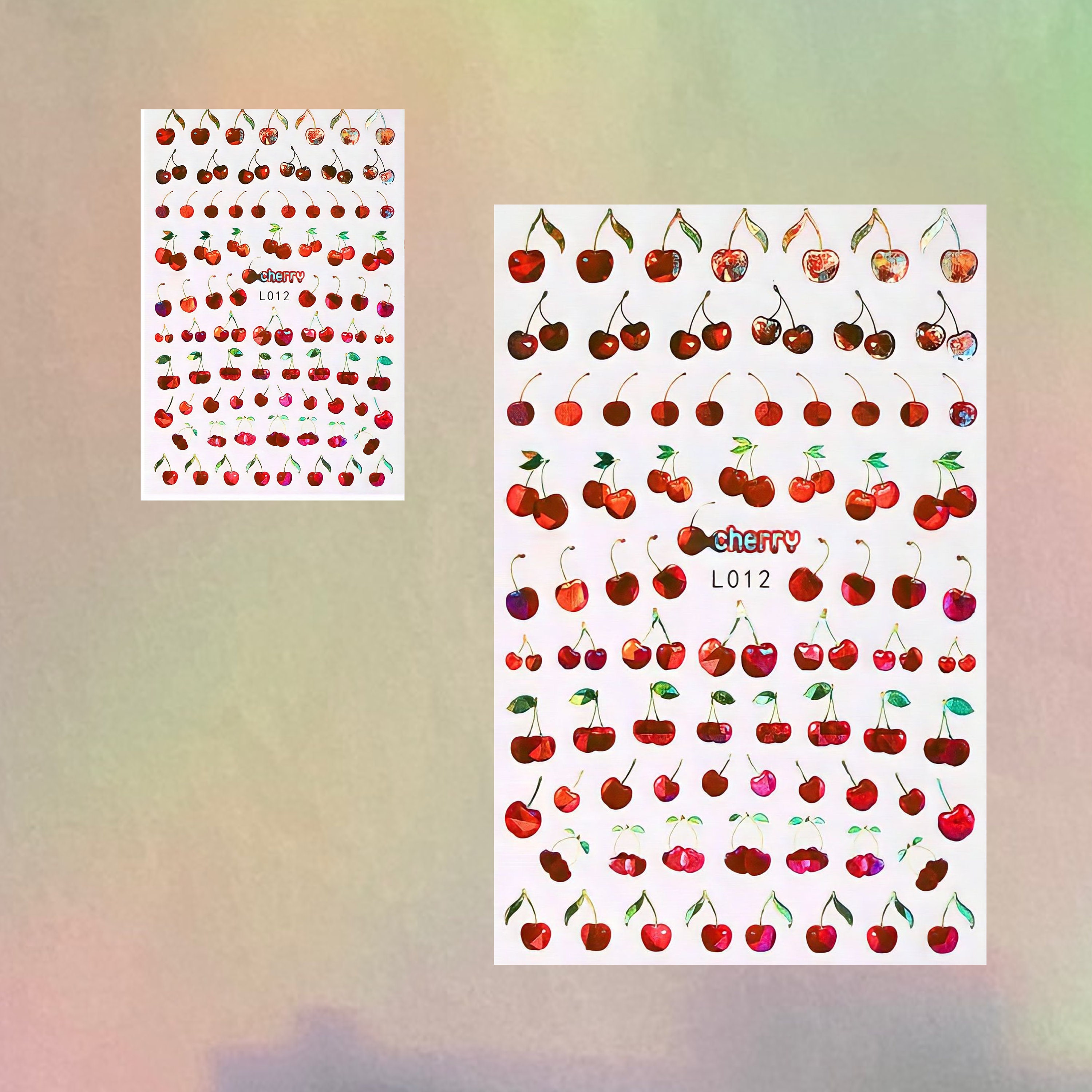 Ayyufe Nail Sticker Easy to Apply Exquisite Pattern Delicate Fruit