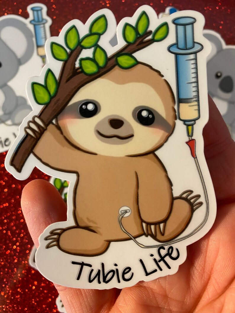 Waterproof tubie sticker NG/Gtube New animal friends Etsy