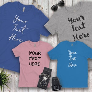 Custom Shirt, Personalized Shirt, Custom T-shirt, Custom Text on Shirt, Custom Printing T-shirts, Make Your Own Shirt, Custom Family shirts