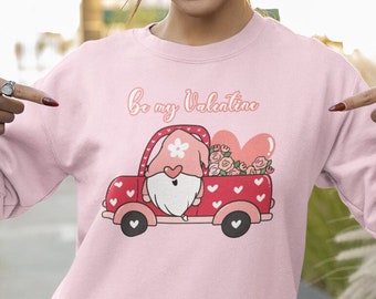 Valentines Gnome Shirt, Valentines Gnome Sweatshirt, LOVE Gnome for Valentines Day Sweatshirt, Gift for her, Valentine Gift, Valentine Shirt