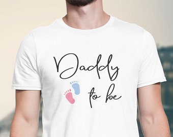 Nouvelle chemise papa « Papa à être » Annonce de grossesse drôle, T-shirts de papa attendu / Cadeau de jersey tank pour mari, nouveau père, nouveau bébé