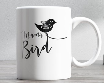 Mama Bird Mug, Awesome Mom Mug, Gift for mom, New mom, Birthday, Mother's Day Gift