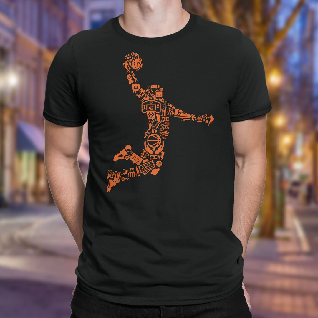 Basketball Player, Funny Graphic Tee T-shirts/tank Jersey Gift for Men,  Youth, Boys, Birthday