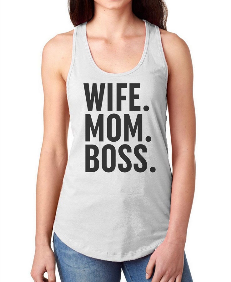 Wife Mom Boss Ladies T-shirt/Tank Top bb946f Wife Mom Boss Ladies T-shirt/Tank Top bb946f