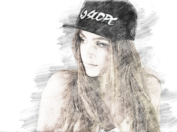 Machen Sie Ihr Foto Zu Bleistift Skizze Digitale Kunstwerk Benutzerdefinierte Kunstwerk Ihr Persönliches Einzigartiges Kunstwerk Personalisiertes