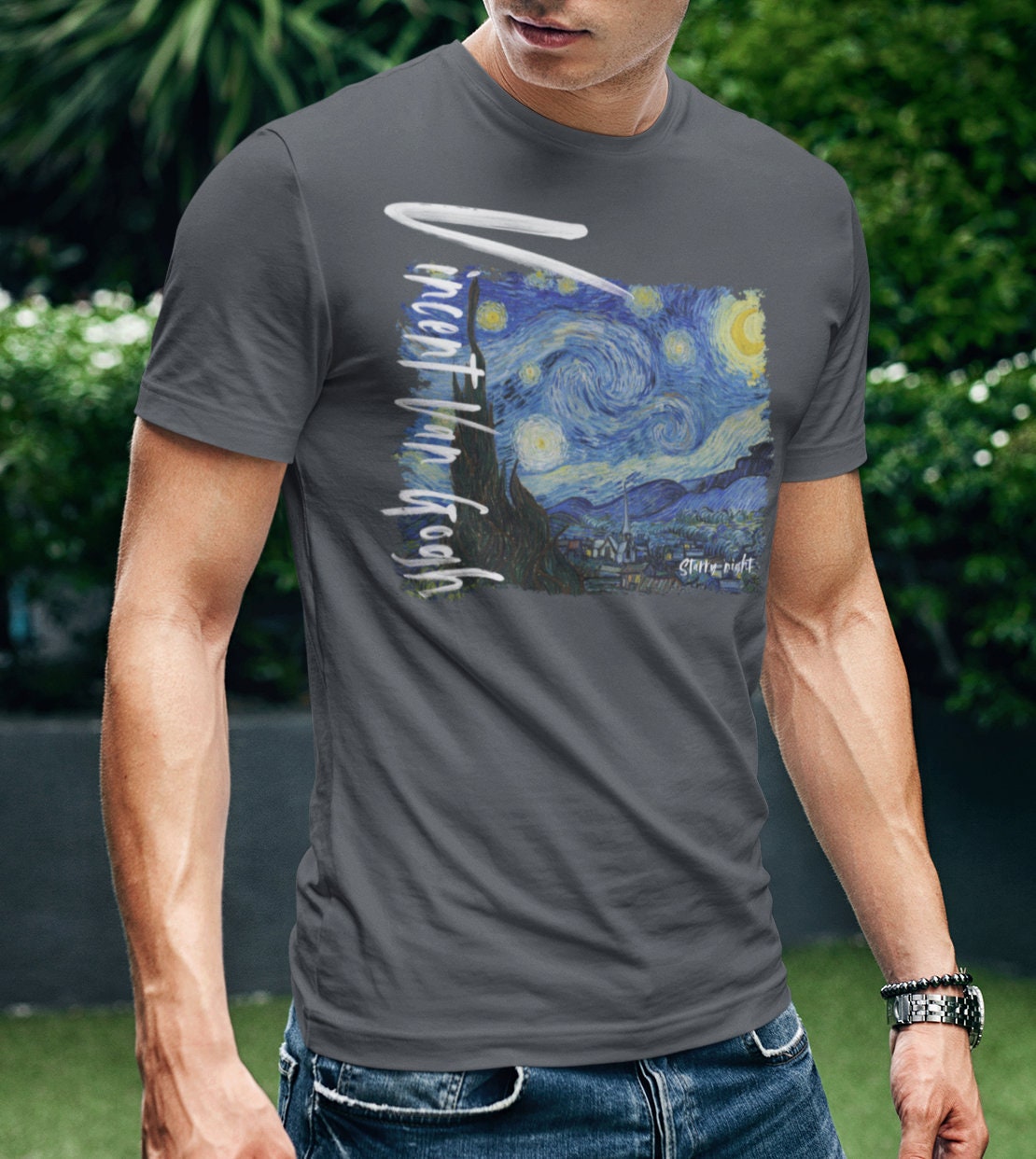 van gogh graphic tee