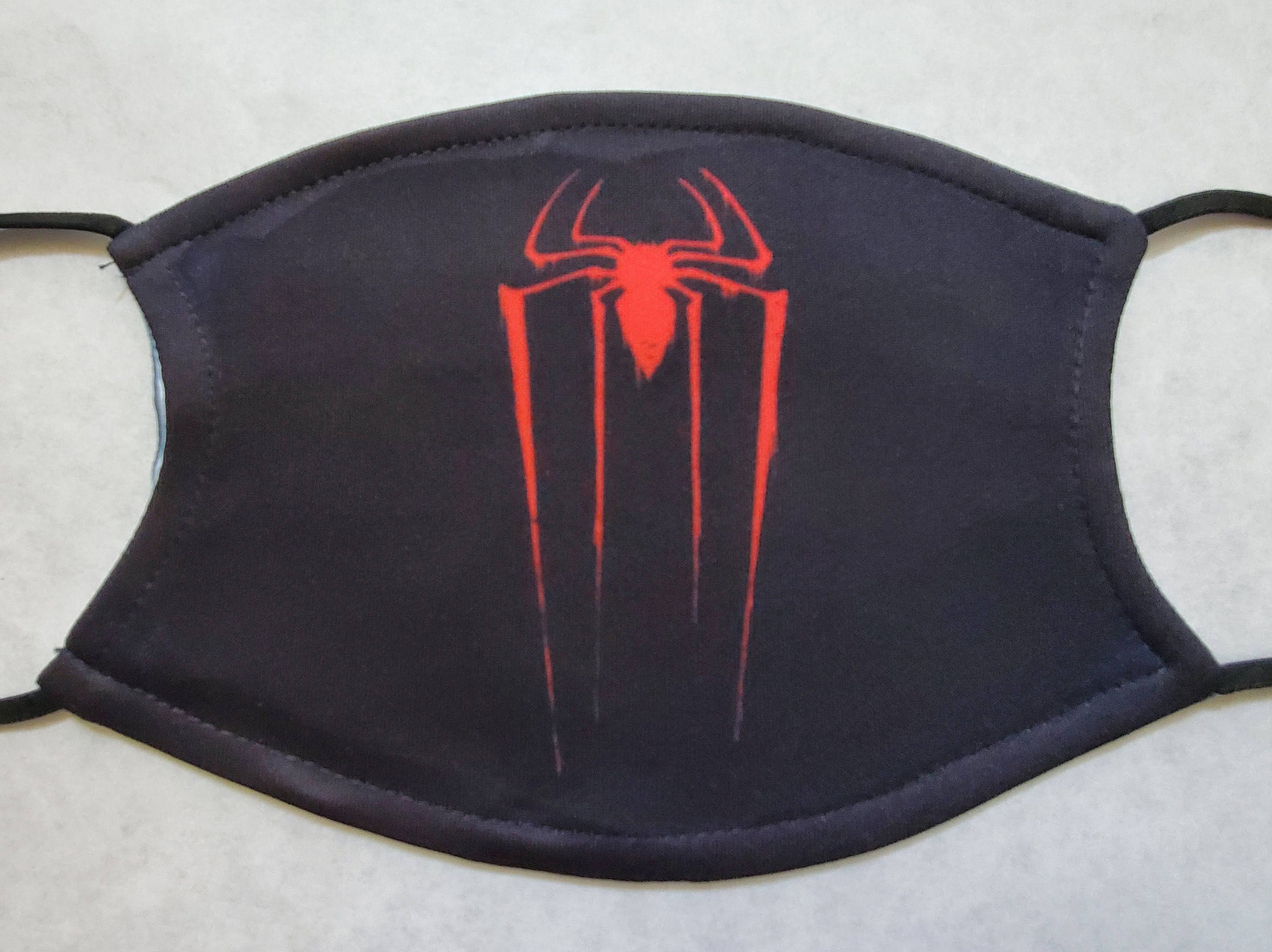 Spider Face Mask With TWO Filters and Pocket | Washable Reusable ...