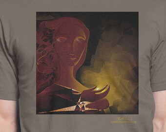Men's T-Shirt “Cave” Artwork by Todd Powelson, Arteesty