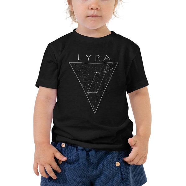 Lyra Star Constellation - Lyran Starseed - Toddler Short Sleeve Tee