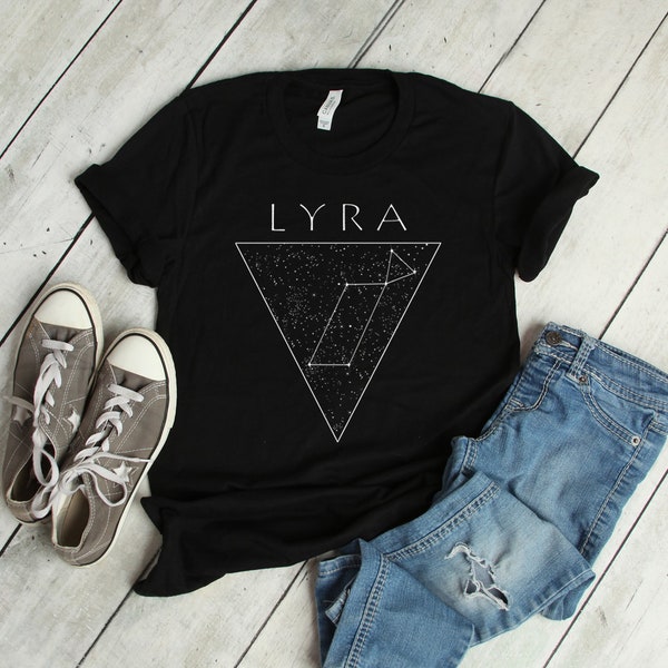 Lyra Star Constellation - Lyran Starseed - Short-Sleeve Unisex T-Shirt