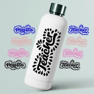 Talavera teacher/maestra design PNG file