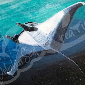 MANTA RAY ~ ORGINAL Inktense Creation!