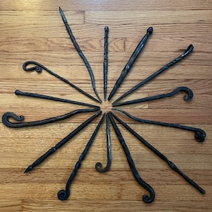 Hand Forged Iron Wands