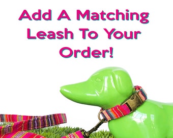 Add a Matching Dog Leash to your Collar