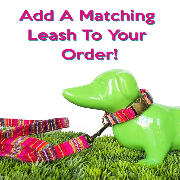 Add a Matching Dog Leash to your Collar
