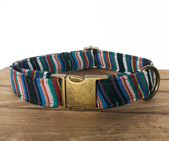 Hand woven top dog collar