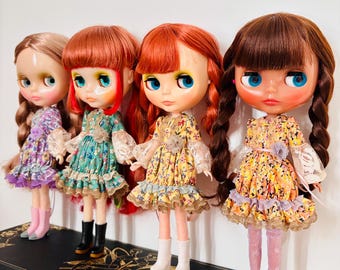 Romantic Tulip Dress for Neo Blythe