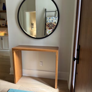 Custom Maple Console Table, Entryway Table, Hall Table, or Sofa Table