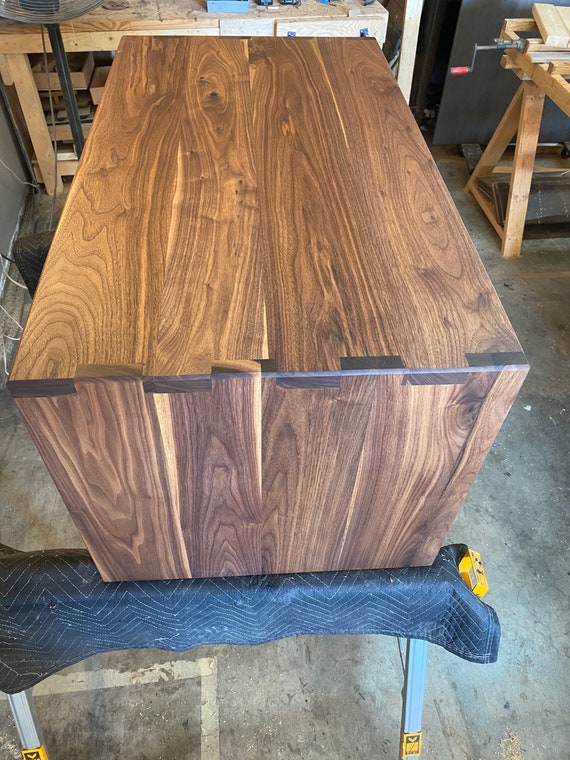 Mid Century Modern Coffee Table Solid Walnut Coffee Table Handmade