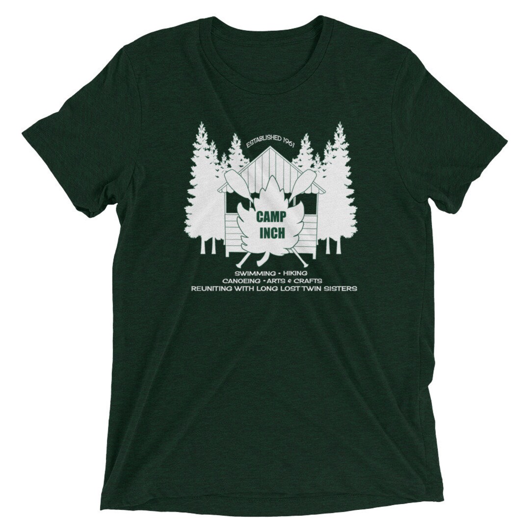 The Parent Trap Camp Inch Inspired White Design Short Sleeve Etsy
