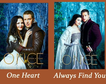 Schneewittchen und Prinz Charming/Snowing/Once upon a Time Comic Glossy Art Prints