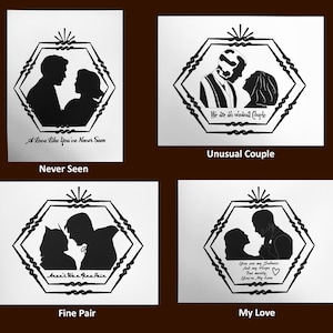WandaVision Sitcom Decades Hexagonal Silhouette Art Prints