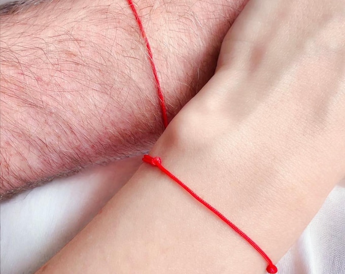 Red String Connection Set – Two Amulets for Love, Protection & Intention.