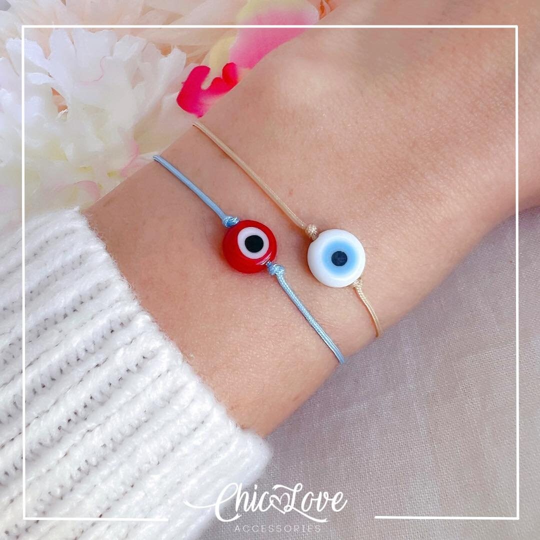 Evil Eye Red String Protection Bracelet - Adjustable, Hand Woven, Kabbalah Inspired Lucky Amulet For Women & Men