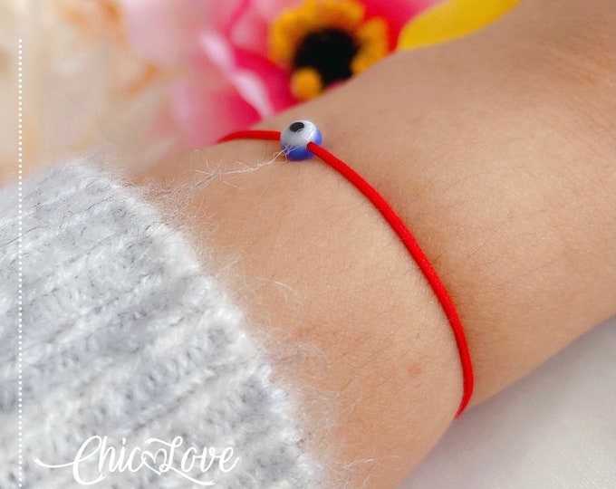 Red String Evil Eye Bracelet: Baby Protection Amulet