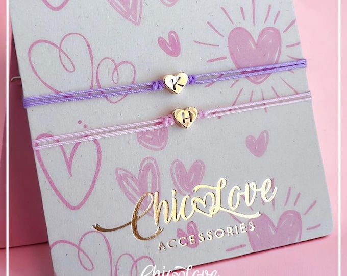 Initial Heart Amulet – A Handmade Bracelet to Celebrate Love and Connection