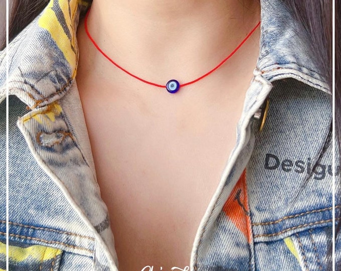 : Original Evil Eye Amulet – Handmade Necklace for Energy & Protection