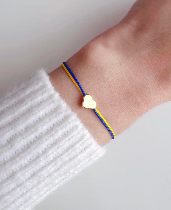 Wear your heart on your wrist — a bracelet that speaks of strength, hope, and Ukraine.