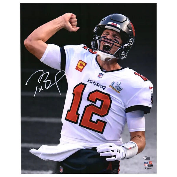 Tom Brady 8x10 Autograph Photo RP 12