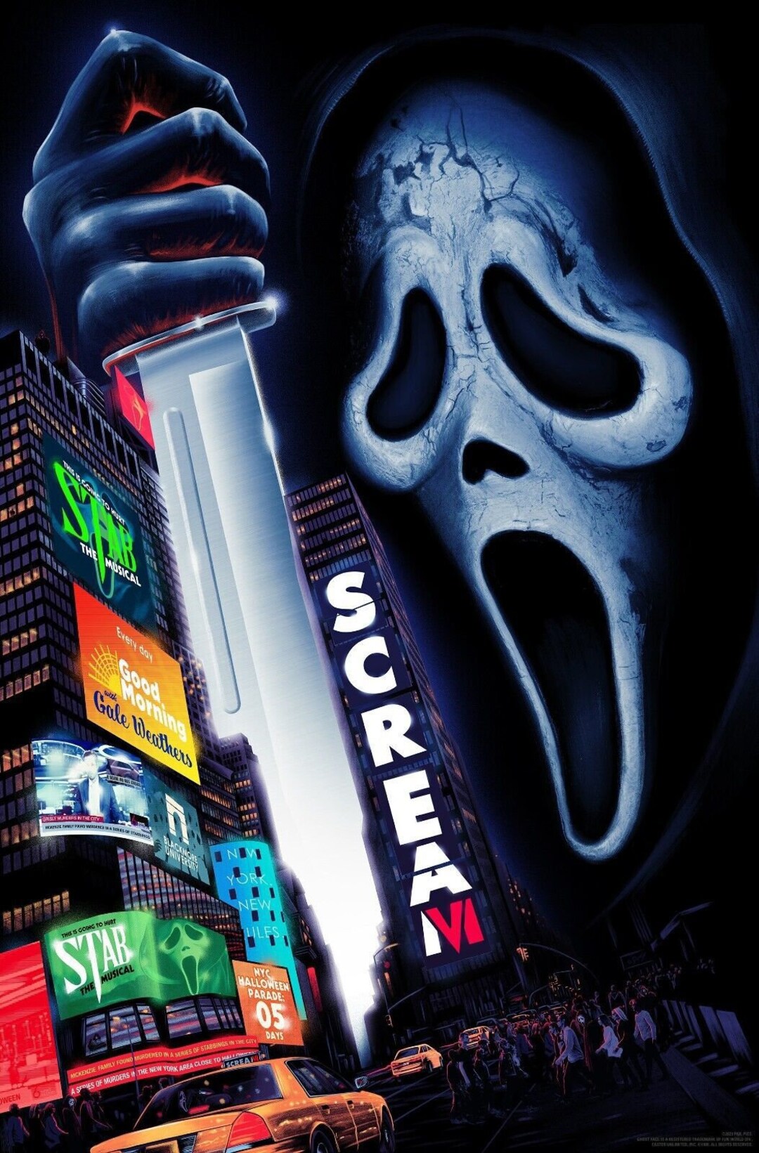 SCREAM 6 Ghostface Takes Manhattan 11x17 Poster -  Norway