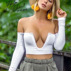 Sara Jean Underwood Model Autographed Picture Signed Photo Reprint1 - Etsy