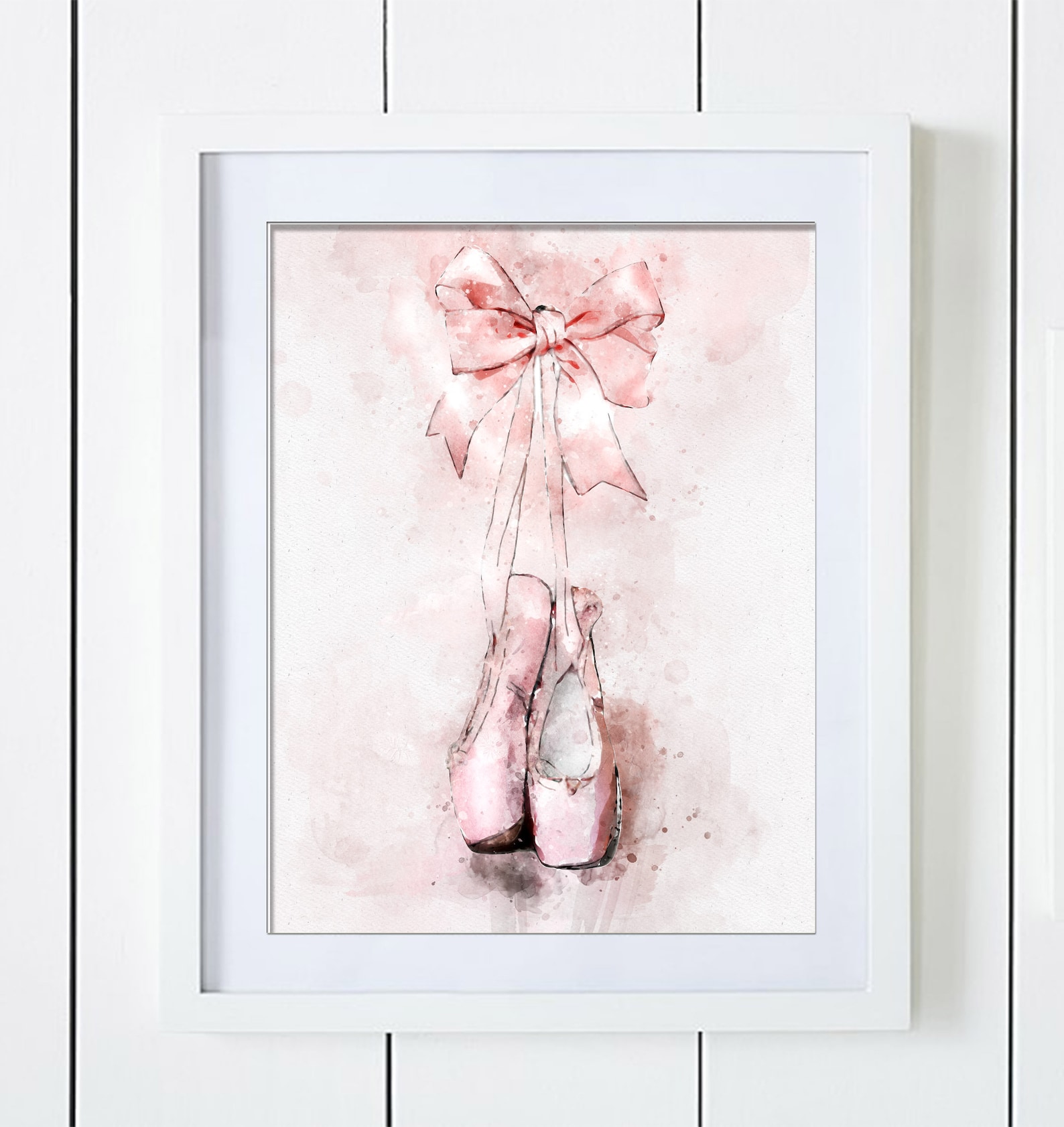 ballet shoes guest book alternative for signatures girl baby shower birthday graduation instant download digital file printable