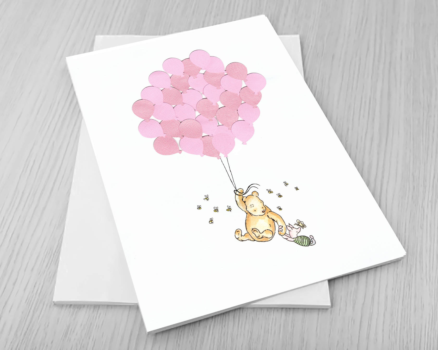 Classic Winnie The Pooh & Piglet Baby Shower Guest Book Etsy