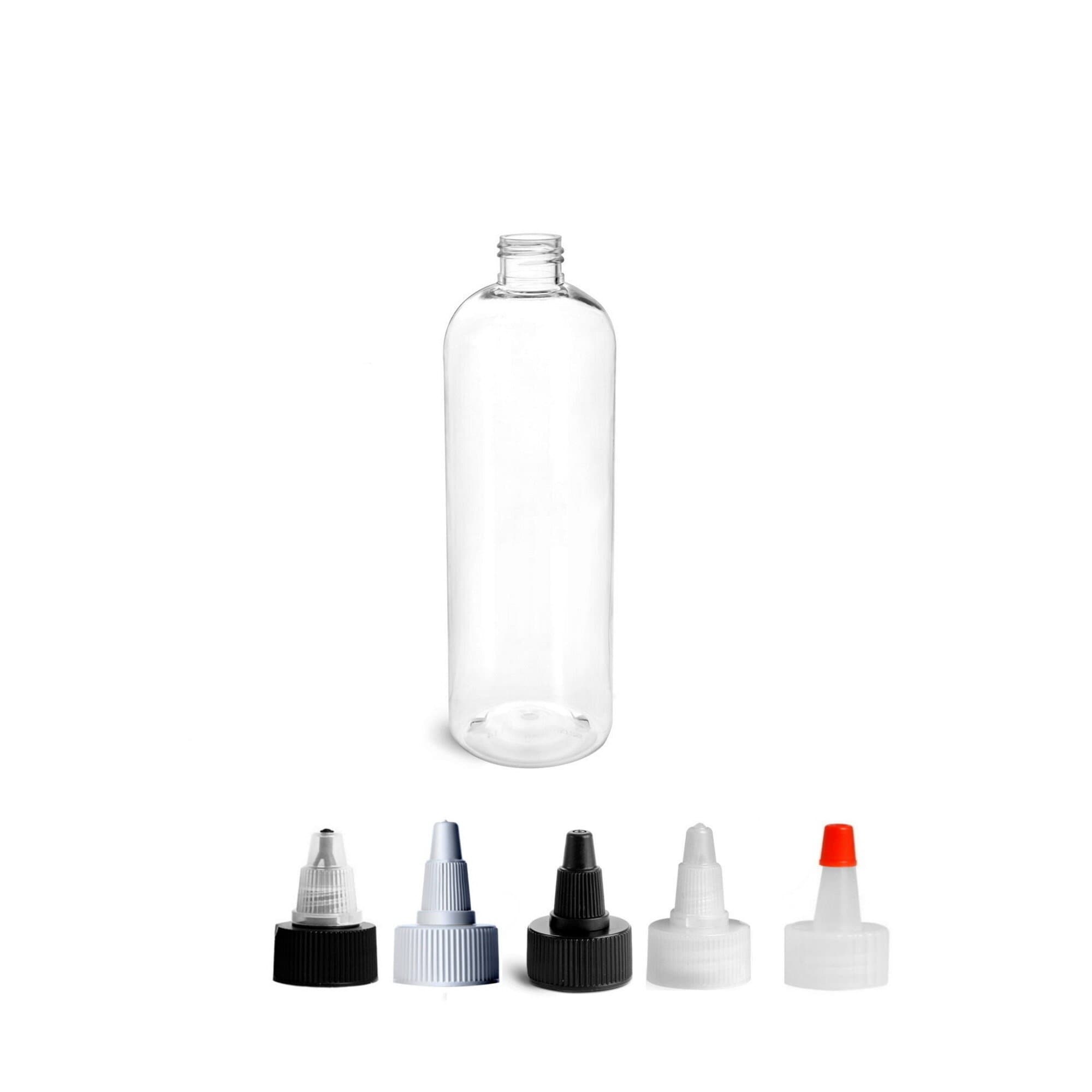 Clear PET Plastic 16 Oz Spray Bottle With Choice of Trigger Sprayer 