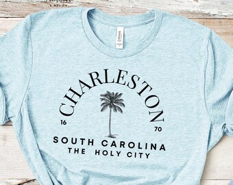 Charleston Sc Shirt - Etsy