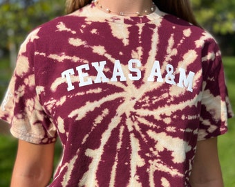 Bleached Texas A&M Shirt, Unisex