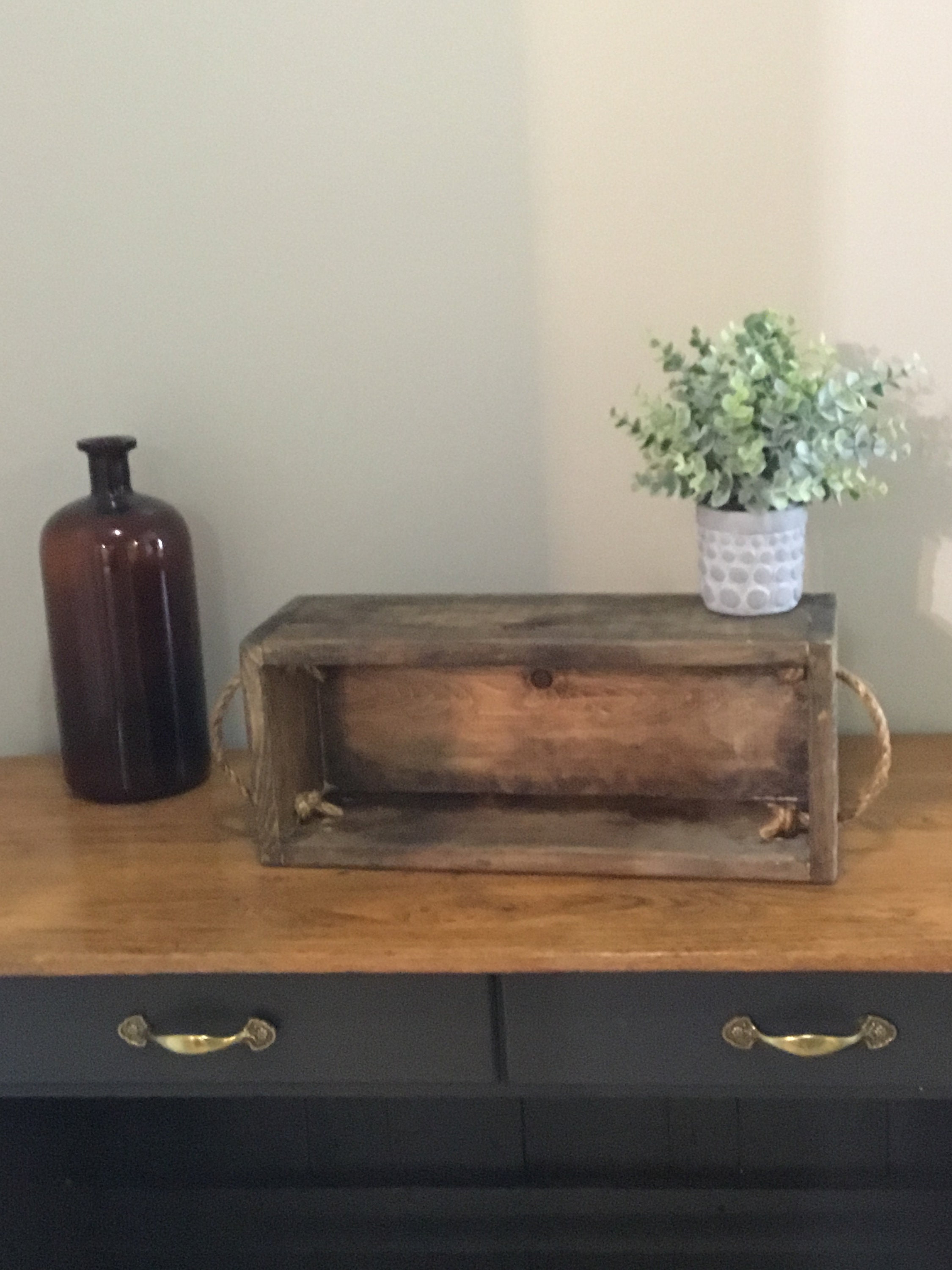 Rustic Wood Box Centerpiece, Rustic Wedding Decor Etsy