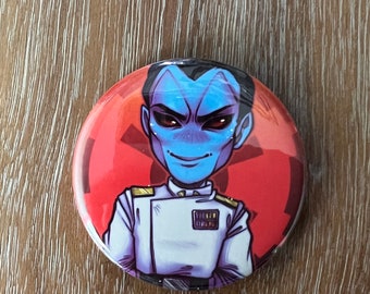 Grand Admiral Thrawn 2.25” Button Pin