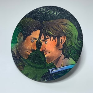 Supernatural Sam & Dean Winchester Button image 2