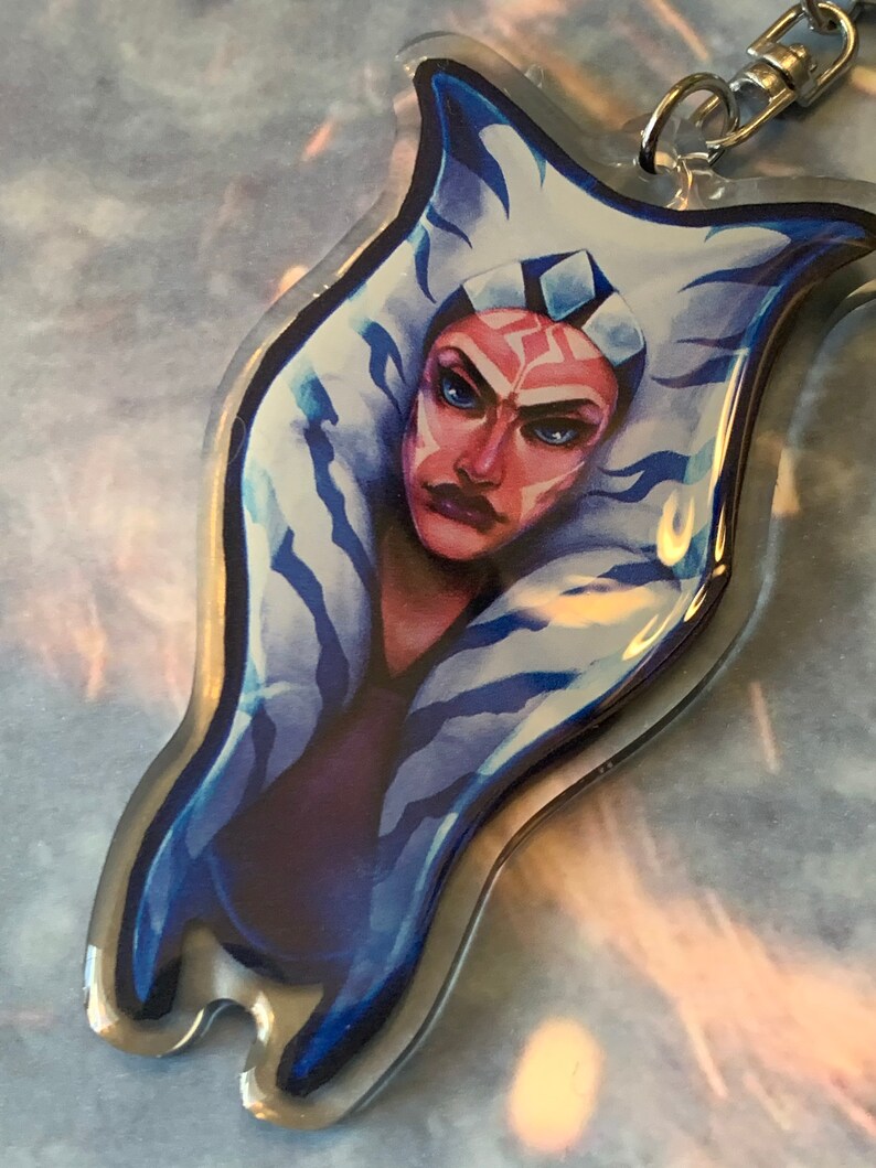 SW Fulcrum AhsokaTano 3 Acrylic Charm Keychain image 2