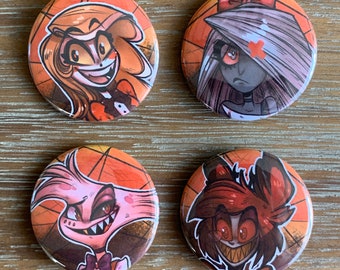 Hazbin Hotel 1.5” Buttons