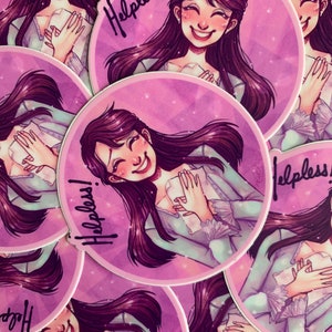 Eliza Hamilton Musical 3 Vinyl Holo Sticker afbeelding 4