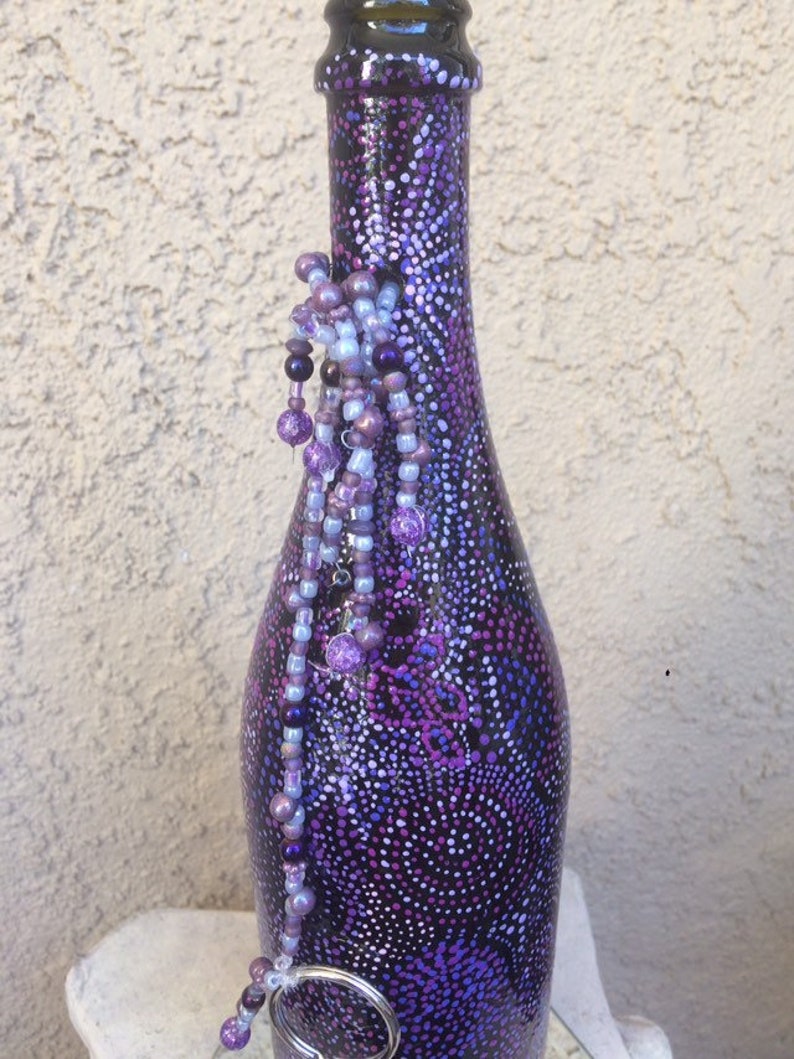 Blue dots incense burner